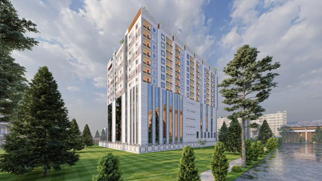 Tea Paradise Hotel's architectural 6 design Stunning architectural view